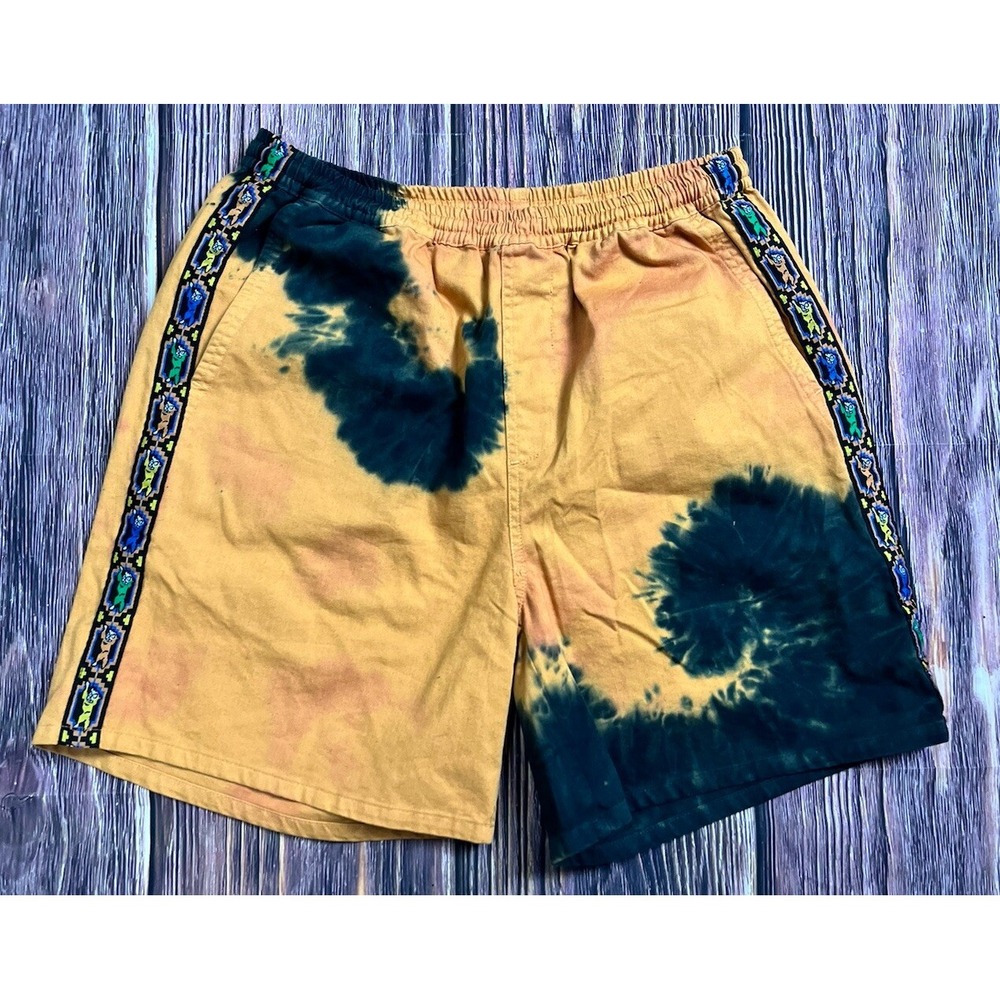 ICECREAM Billionaire Boys Club Slack Tie Dye Shorts Oak Buff MENS SIZE SMALL